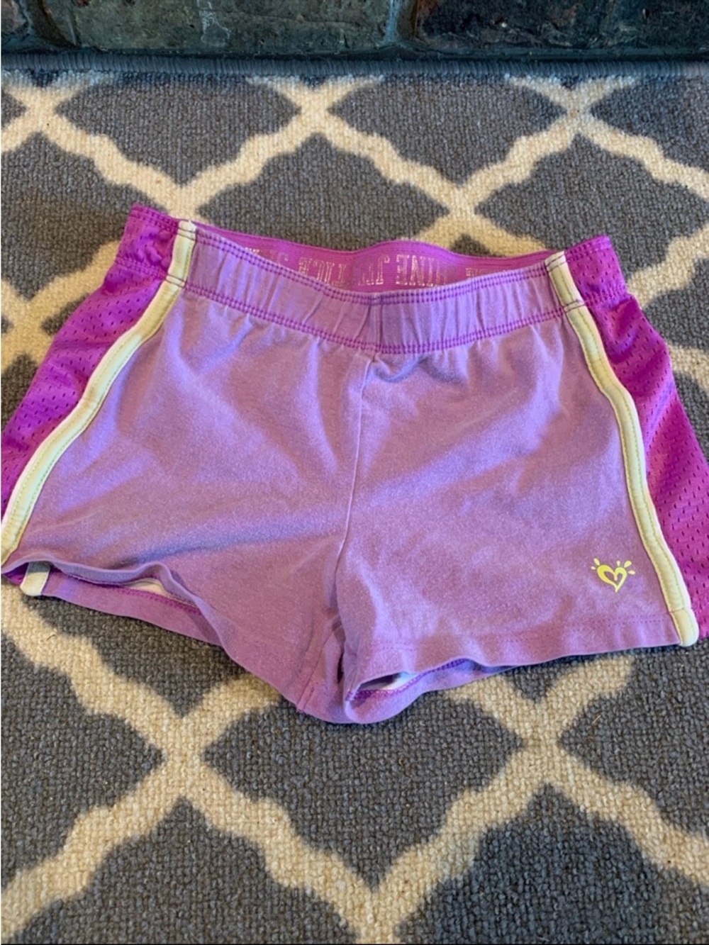 Girls Justice purple Shorts size 8
